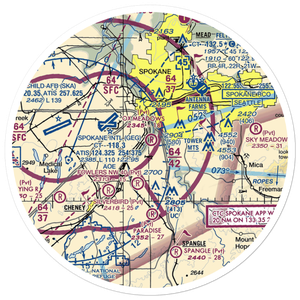 Ox Meadows Airport (04WA) VFR Sectional Sticker (30 mile)