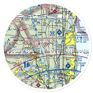 Dutch Gap Airstrip (04WI) VFR Sectional Sticker (30 mile)