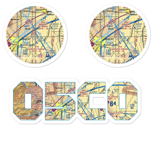 Rancho De Aereo Airport (05CO) VFR Sectional Sticker Pack