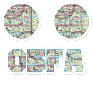 Melanie's Airport (05FA) VFR Sectional Sticker Pack