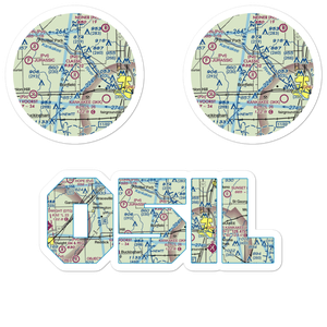 Classic Landings Airport (05IL) VFR Sectional Sticker Pack