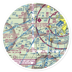 Cooper Airport (05IN) VFR Sectional Sticker (30 mile)