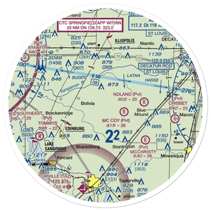 Hardy Airport (05IS) VFR Sectional Sticker (30 mile)
