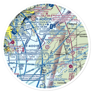 Breezecroft Airport (05MD) VFR Sectional Sticker (30 mile)