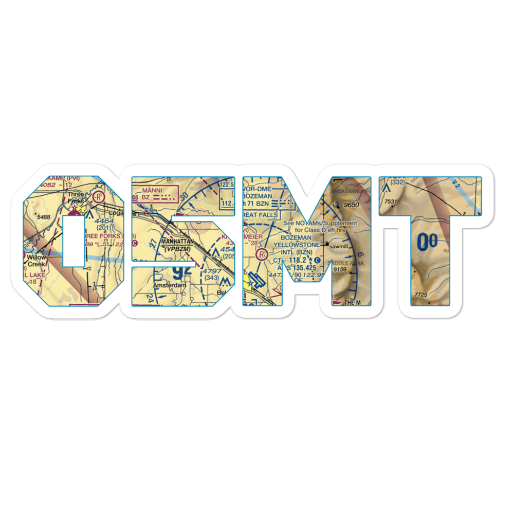 Jones Landing (05MT) VFR Sectional Sticker 