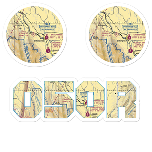 Peacock Ranch Airport (05OR) VFR Sectional Sticker Pack