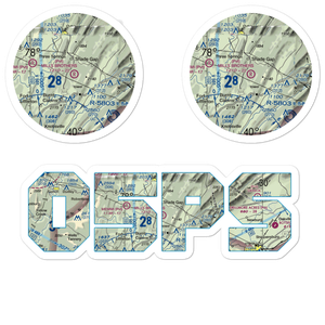 Mills Brothers Airport (05PS) VFR Sectional Sticker Pack