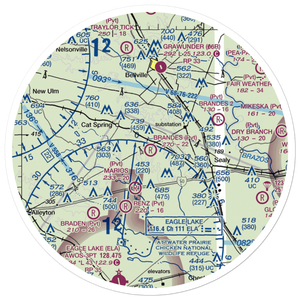 Brandes Air Field (05TA) VFR Sectional Sticker (30 mile)