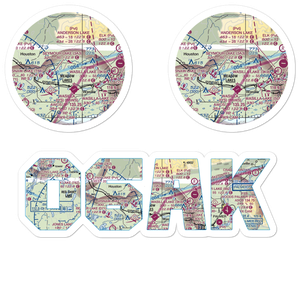 June Lake Airpark (06AK) VFR Sectional Sticker Pack