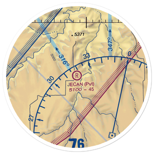 Jecan Airport (06CO) VFR Sectional Sticker (20 mile)