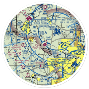 Noahs Ark Airport (06MO) VFR Sectional Sticker (30 mile)