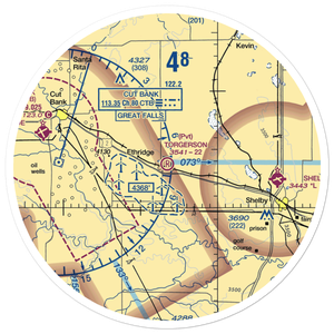 Torgerson Airport (06MT) VFR Sectional Sticker (30 mile)