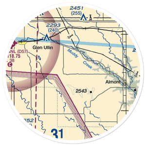 Fitterer's Strip (06ND) VFR Sectional Sticker (20 mile)