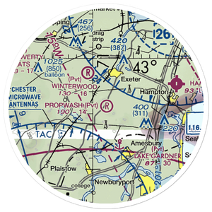 Cole Farm Airport (06NH) VFR Sectional Sticker (20 mile)