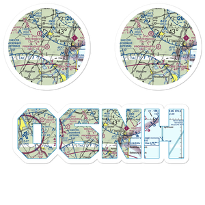 Cole Farm Airport (06NH) VFR Sectional Sticker Pack