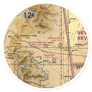 Silver Creek Airport (06NV) VFR Sectional Sticker (30 mile)