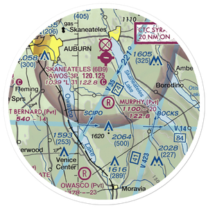 Murphy Field (06NY) VFR Sectional Sticker (20 mile)