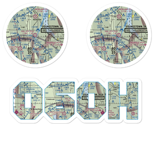 Hal Joy Airfield (06OH) VFR Sectional Sticker Pack