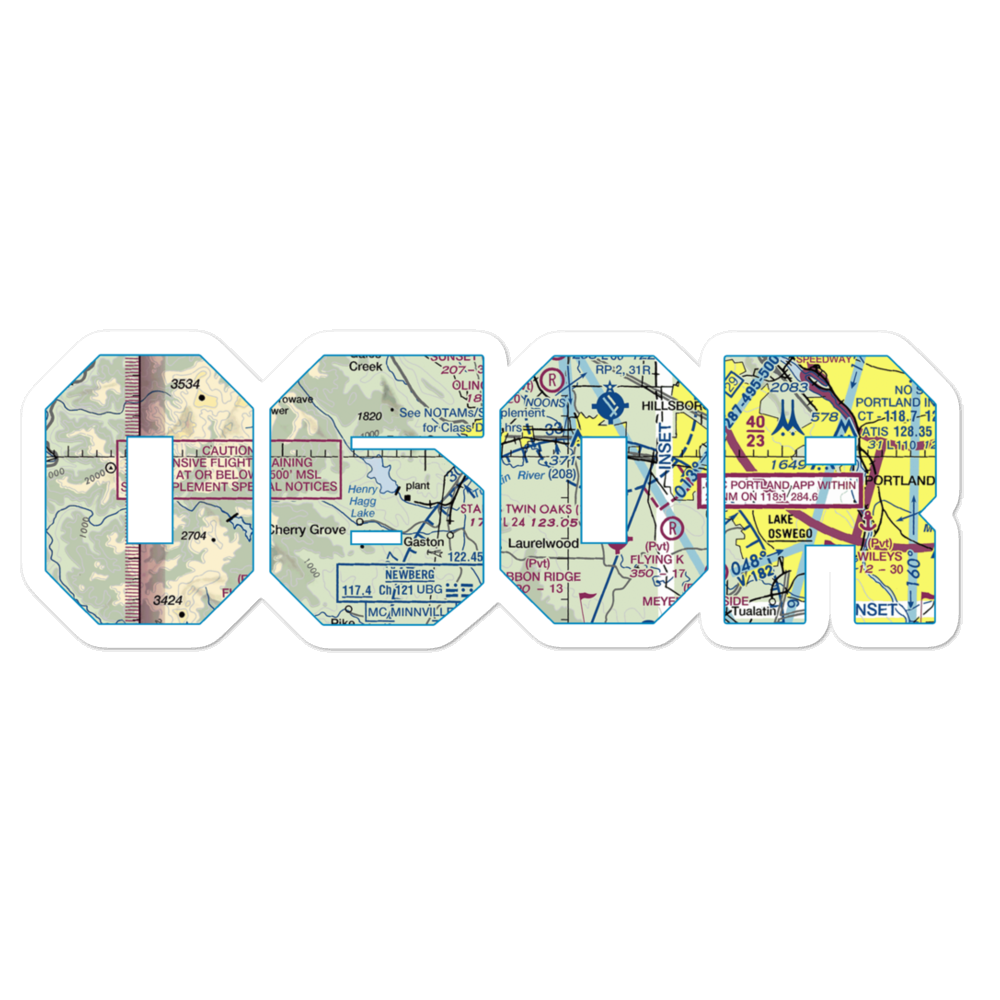 Hayden Mountain Airport (06OR) VFR Sectional Sticker 