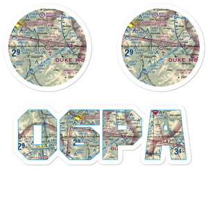 Freefall Oz Airport (06PA) VFR Sectional Sticker Pack