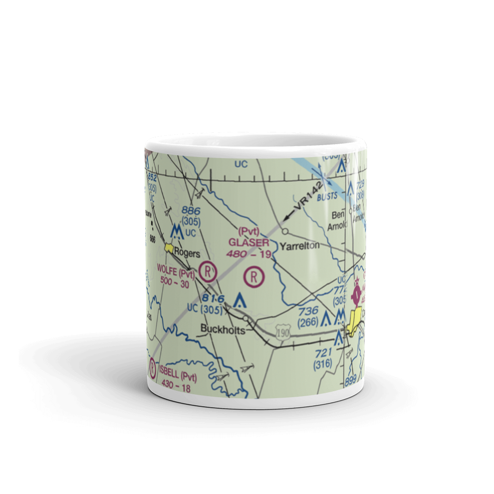 Glaser Field (06TA) VFR Sectional  Mug 