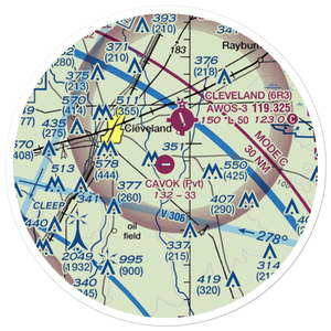 Ainsworth Airport (06TE) VFR Sectional Sticker (20 mile)