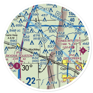 Diamond N Ranch Airport (06TX) VFR Sectional Sticker (20 mile)