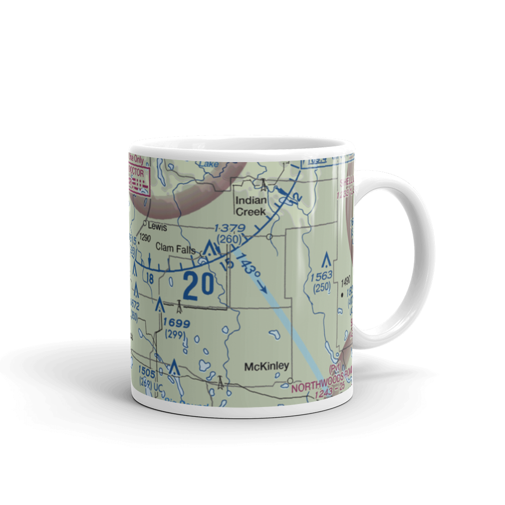 Young Private Airport (06WI) VFR Sectional  Mug 