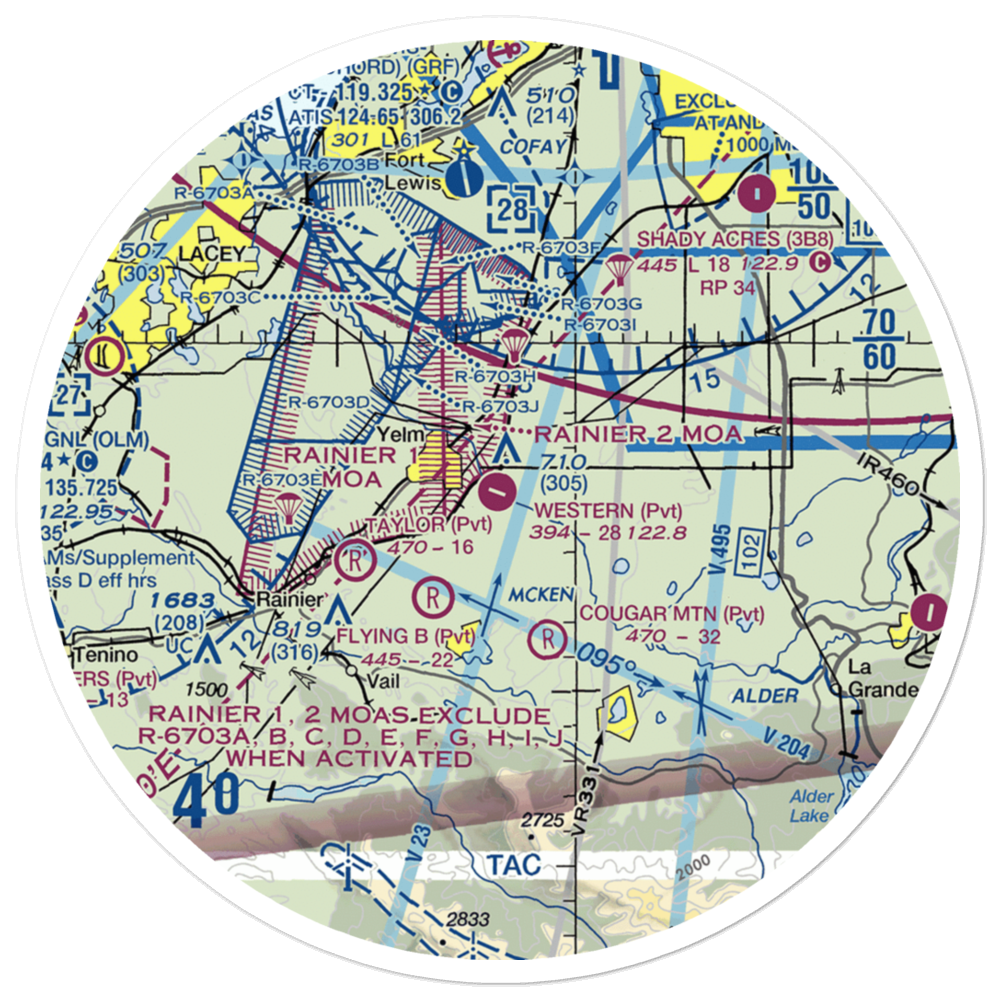 Western Airpark (06WN) VFR Sectional Sticker (30 mile) 