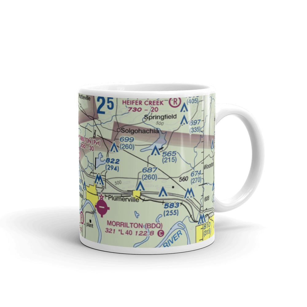 Morrilton Airport (07AR) VFR Sectional  Mug 