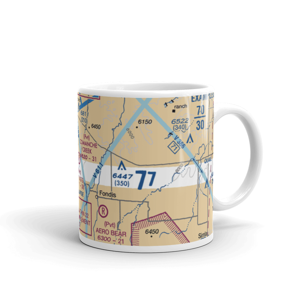 Comanche Creek Airport (07CO) VFR Sectional  Mug 