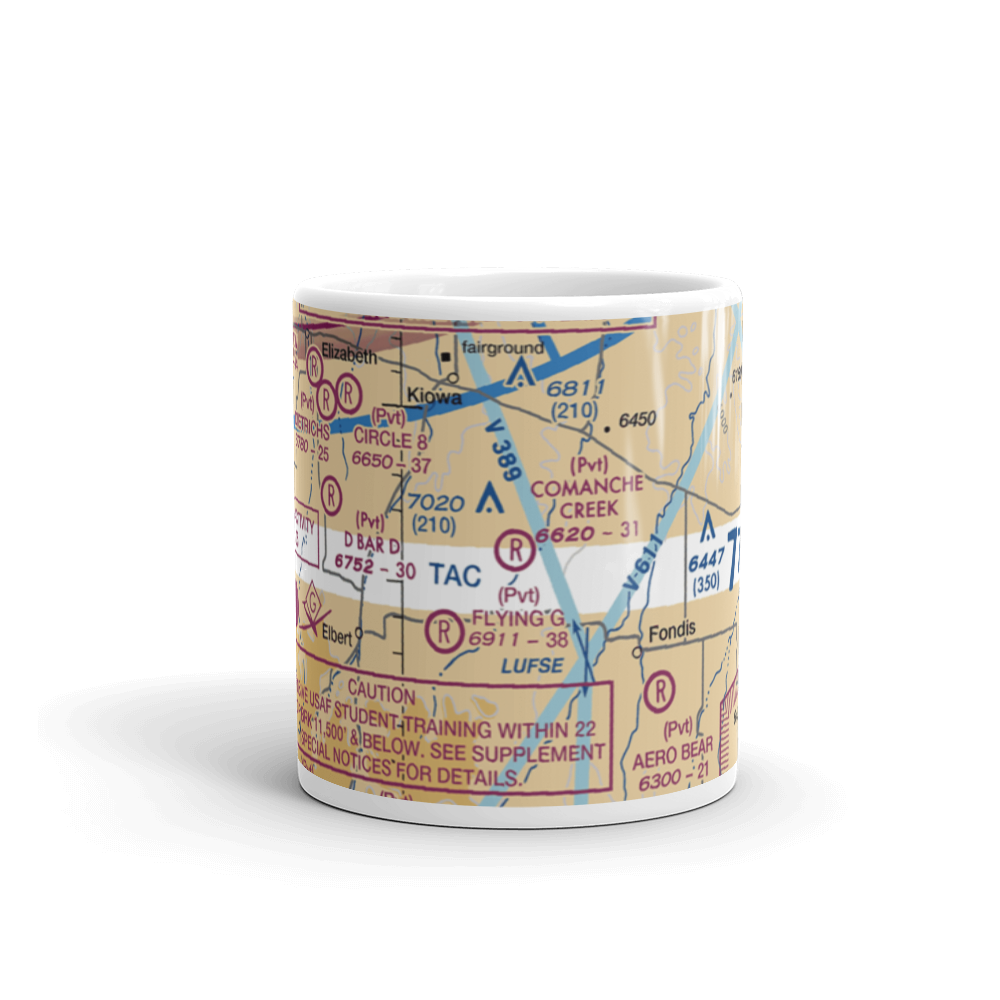 Comanche Creek Airport (07CO) VFR Sectional  Mug 
