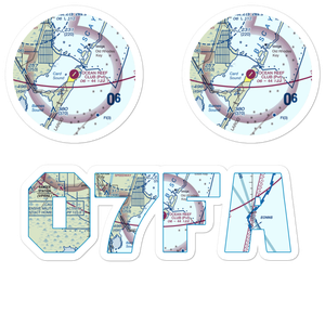 Ocean Reef Club Airport (07FA) VFR Sectional Sticker Pack
