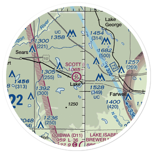 Scott Airstrip (07MI) VFR Sectional Sticker (20 mile)
