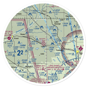 Scott Airstrip (07MI) VFR Sectional Sticker (30 mile)
