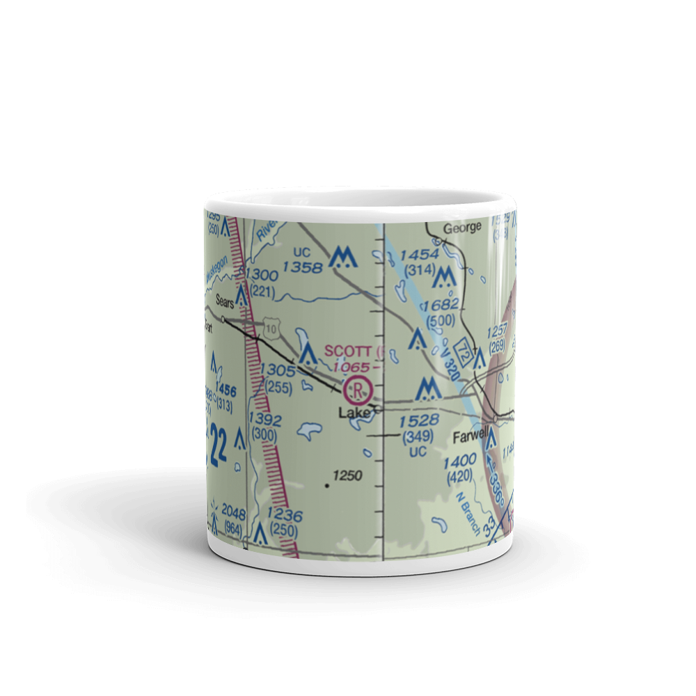 Scott Airstrip (07MI) VFR Sectional  Mug 