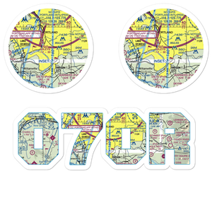 Bruce's Airport (07OR) VFR Sectional Sticker Pack