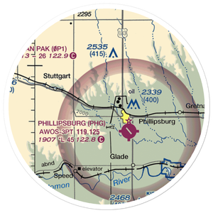 Churchill Airport (07SN) VFR Sectional Sticker (20 mile)