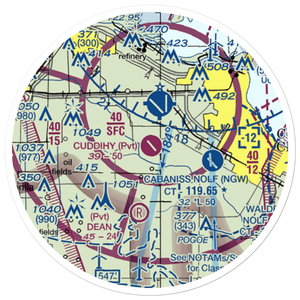 Cuddihy Field (07TE) VFR Sectional Sticker (20 mile)