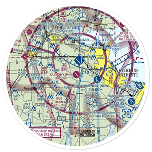 Cuddihy Field (07TE) VFR Sectional Sticker (30 mile)