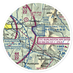 Meadow STOLport (07VT) VFR Sectional Sticker (20 mile)