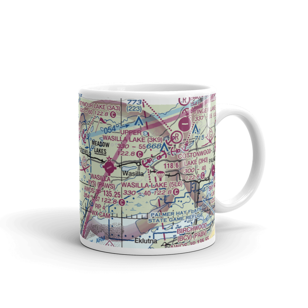 Fisher Airport (08AK) VFR Sectional  Mug 