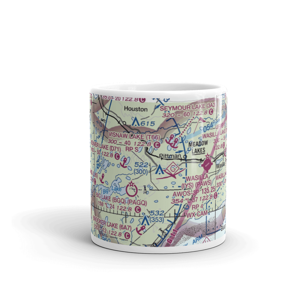 Fisher Airport (08AK) VFR Sectional  Mug 
