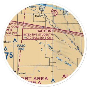 Terra Firma Airport (08CO) VFR Sectional Sticker (20 mile)