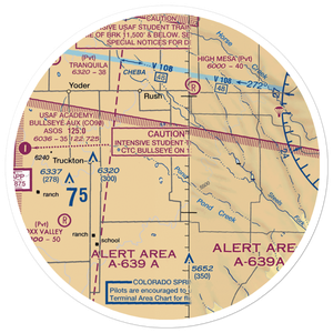 Terra Firma Airport (08CO) VFR Sectional Sticker (30 mile)