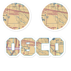 Terra Firma Airport (08CO) VFR Sectional Sticker Pack