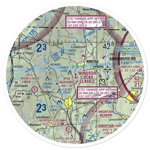 Seavair's Landing Seaplane Base (08CT) VFR Sectional Sticker (30 mile)