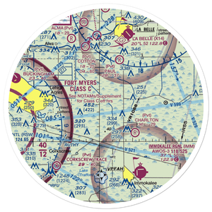 Duda Airstrip (08FA) VFR Sectional Sticker (30 mile)