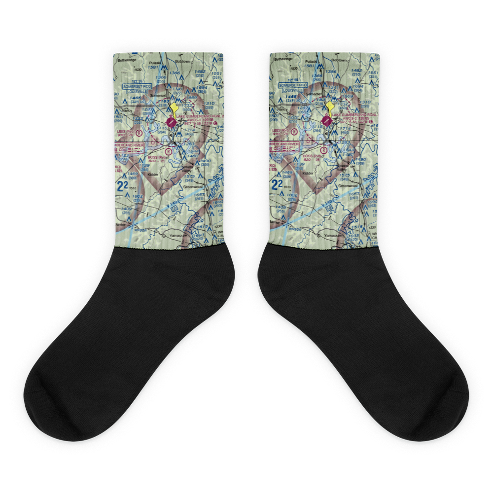Boss Airport (08KY) VFR Sectional Socks 