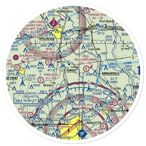 Aeleron Airport (08LS) VFR Sectional Sticker (30 mile)